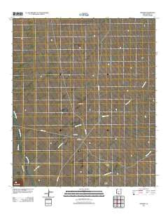 Pisinimo Arizona Historical topographic map, 1:24000 scale, 7.5 X 7.5 Minute, Year 2011