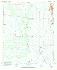 Pisinimo Arizona Historical topographic map, 1:62500 scale, 15 X 15 Minute, Year 1963