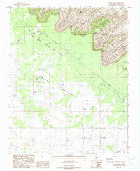 Piute Point Arizona Historical topographic map, 1:24000 scale, 7.5 X 7.5 Minute, Year 1988
