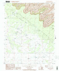 Piute Point Arizona Historical topographic map, 1:24000 scale, 7.5 X 7.5 Minute, Year 1988