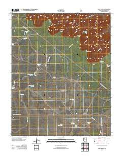Piute Point Arizona Historical topographic map, 1:24000 scale, 7.5 X 7.5 Minute, Year 2012