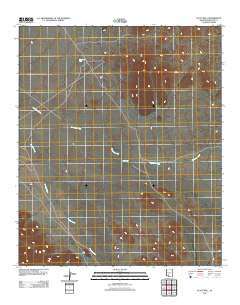 Platt Well Arizona Historical topographic map, 1:24000 scale, 7.5 X 7.5 Minute, Year 2011