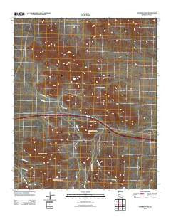 Plomosa Pass Arizona Historical topographic map, 1:24000 scale, 7.5 X 7.5 Minute, Year 2011