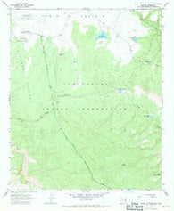 Point of Pines East Arizona Historical topographic map, 1:24000 scale, 7.5 X 7.5 Minute, Year 1967