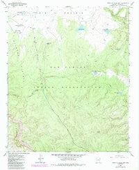 Point of Pines East Arizona Historical topographic map, 1:24000 scale, 7.5 X 7.5 Minute, Year 1967