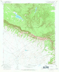 Point of Pines West Arizona Historical topographic map, 1:24000 scale, 7.5 X 7.5 Minute, Year 1967