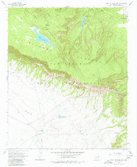 Point of Pines West Arizona Historical topographic map, 1:24000 scale, 7.5 X 7.5 Minute, Year 1967