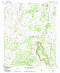 Point of the Mtn Arizona Historical topographic map, 1:24000 scale, 7.5 X 7.5 Minute, Year 1971
