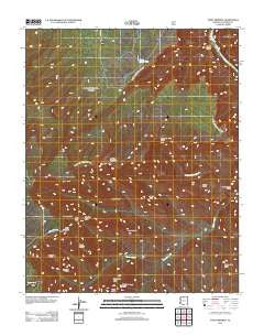 Point Imperial Arizona Historical topographic map, 1:24000 scale, 7.5 X 7.5 Minute, Year 2012