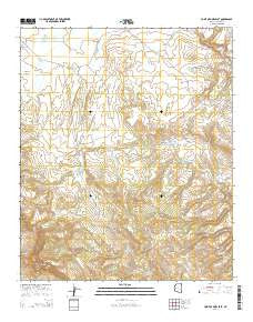 Point of Pines East Arizona Current topographic map, 1:24000 scale, 7.5 X 7.5 Minute, Year 2014