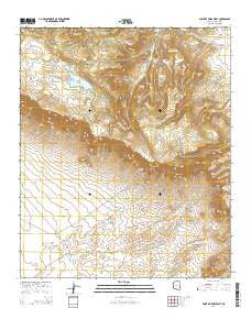 Point of Pines West Arizona Current topographic map, 1:24000 scale, 7.5 X 7.5 Minute, Year 2014