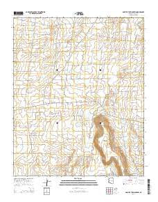 Point of the Mountain Arizona Current topographic map, 1:24000 scale, 7.5 X 7.5 Minute, Year 2014