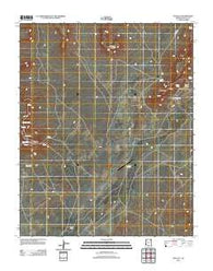 Polacca Arizona Historical topographic map, 1:24000 scale, 7.5 X 7.5 Minute, Year 2011