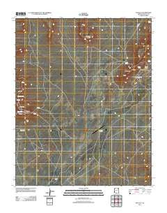 Polacca Arizona Historical topographic map, 1:24000 scale, 7.5 X 7.5 Minute, Year 2011