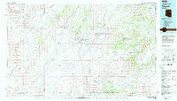 Polacca Arizona Historical topographic map, 1:100000 scale, 30 X 60 Minute, Year 1982