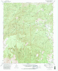 Poland Junction Arizona Historical topographic map, 1:24000 scale, 7.5 X 7.5 Minute, Year 1975