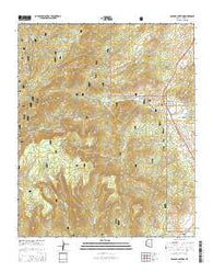 Poland Junction Arizona Current topographic map, 1:24000 scale, 7.5 X 7.5 Minute, Year 2014