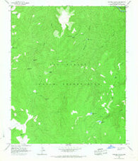 Popcorn Canyon Arizona Historical topographic map, 1:24000 scale, 7.5 X 7.5 Minute, Year 1966