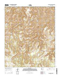 Popcorn Canyon Arizona Current topographic map, 1:24000 scale, 7.5 X 7.5 Minute, Year 2014