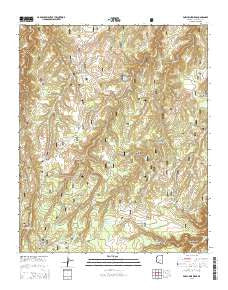 Porcupine Ridge Arizona Current topographic map, 1:24000 scale, 7.5 X 7.5 Minute, Year 2014