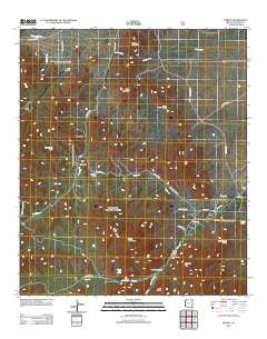 Portal Arizona Historical topographic map, 1:24000 scale, 7.5 X 7.5 Minute, Year 2012