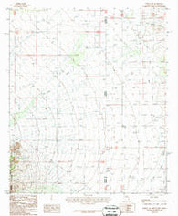 Portal NE Arizona Historical topographic map, 1:24000 scale, 7.5 X 7.5 Minute, Year 1987