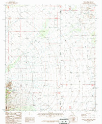 Portal NE Arizona Historical topographic map, 1:24000 scale, 7.5 X 7.5 Minute, Year 1987