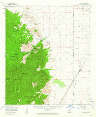 Portal Arizona Historical topographic map, 1:62500 scale, 15 X 15 Minute, Year 1958