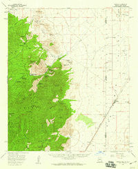 Portal Arizona Historical topographic map, 1:62500 scale, 15 X 15 Minute, Year 1958