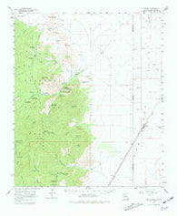 Portal Arizona Historical topographic map, 1:62500 scale, 15 X 15 Minute, Year 1958