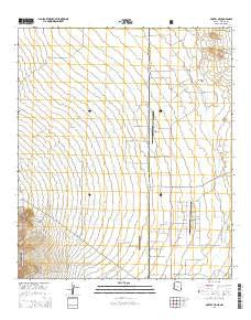 Portal NE Arizona Current topographic map, 1:24000 scale, 7.5 X 7.5 Minute, Year 2014