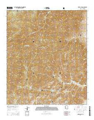 Portal Peak Arizona Current topographic map, 1:24000 scale, 7.5 X 7.5 Minute, Year 2014