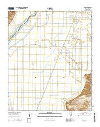 Poston Arizona Current topographic map, 1:24000 scale, 7.5 X 7.5 Minute, Year 2014