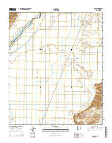 Poston Arizona Current topographic map, 1:24000 scale, 7.5 X 7.5 Minute, Year 2014