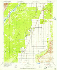 Poston Arizona Historical topographic map, 1:24000 scale, 7.5 X 7.5 Minute, Year 1955