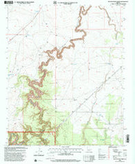 Potato Wash North Arizona Historical topographic map, 1:24000 scale, 7.5 X 7.5 Minute, Year 1998
