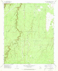 Potato Wash South Arizona Historical topographic map, 1:24000 scale, 7.5 X 7.5 Minute, Year 1971