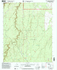 Potato Wash South Arizona Historical topographic map, 1:24000 scale, 7.5 X 7.5 Minute, Year 1998