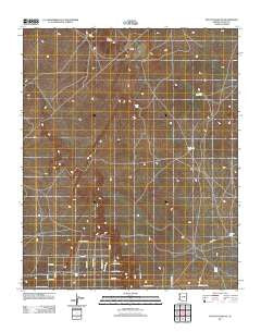Potato Wash NE Arizona Historical topographic map, 1:24000 scale, 7.5 X 7.5 Minute, Year 2011
