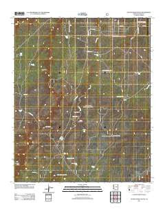Potato Wash South Arizona Historical topographic map, 1:24000 scale, 7.5 X 7.5 Minute, Year 2011