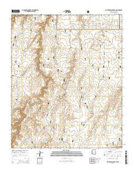 Potato Wash South Arizona Current topographic map, 1:24000 scale, 7.5 X 7.5 Minute, Year 2014