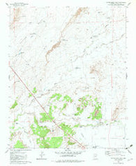 Potter Mesa Tank Arizona Historical topographic map, 1:24000 scale, 7.5 X 7.5 Minute, Year 1982