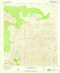Potter Mountain Arizona Historical topographic map, 1:24000 scale, 7.5 X 7.5 Minute, Year 1958