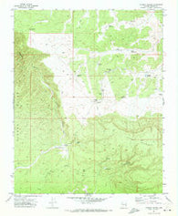 Poverty Spring Arizona Historical topographic map, 1:24000 scale, 7.5 X 7.5 Minute, Year 1971