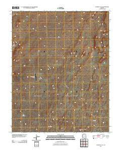 Poverty Flat Arizona Historical topographic map, 1:24000 scale, 7.5 X 7.5 Minute, Year 2011