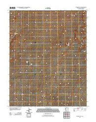 Poverty Flat Arizona Historical topographic map, 1:24000 scale, 7.5 X 7.5 Minute, Year 2011