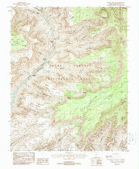 Powell Plateau Arizona Historical topographic map, 1:24000 scale, 7.5 X 7.5 Minute, Year 1988