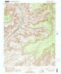 Powell Plateau Arizona Historical topographic map, 1:24000 scale, 7.5 X 7.5 Minute, Year 1988