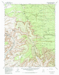 Powell Plateau Arizona Historical topographic map, 1:62500 scale, 15 X 15 Minute, Year 1962