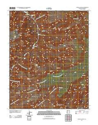 Powell Plateau Arizona Historical topographic map, 1:24000 scale, 7.5 X 7.5 Minute, Year 2011